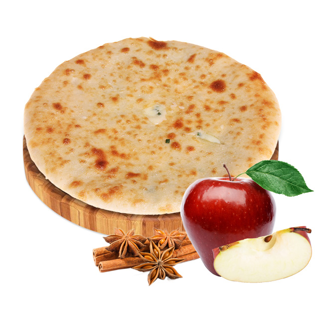 Осетинский пирог с яблоком и корицей